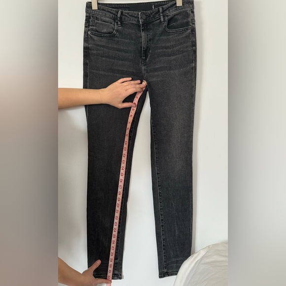 Women’s DENIM X ALEXANDER WANG High Rise Skinny Jeans WANG 001 - Picture 10 of 13